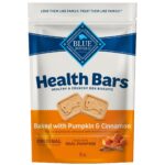 Blue Buffalo Health Bars Crunchy Dog Biscuits, Oven-Baked With Natural Ingredients, Pumpkin & Cinnamon, 16-oz Bag