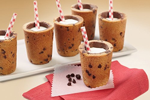 Wilton Cookie Shot Glass, 6-Cavity – Bake Perfect Sweet Shooters with this 6-Cup Cookie Shot Glass Pan, Non-Stick Round Pan Made of Steel
