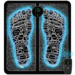 Portable MHD TENS Foot Massager for Plantar Fasciitis & Neuropathy Pain Relief – Deep Tissue Electric Muscle Stimulator, Adjustable Intensity, Lightweight Design for Home, Travel, Office Use